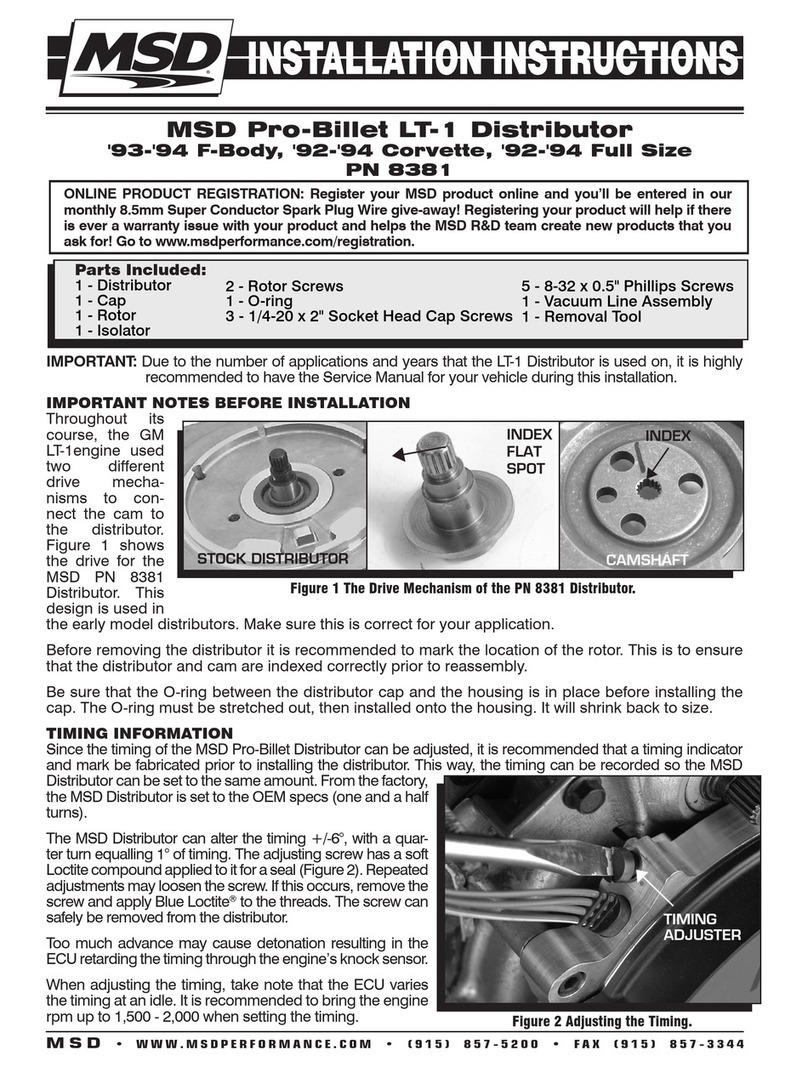 MSD Ignition 8381 installation instructions