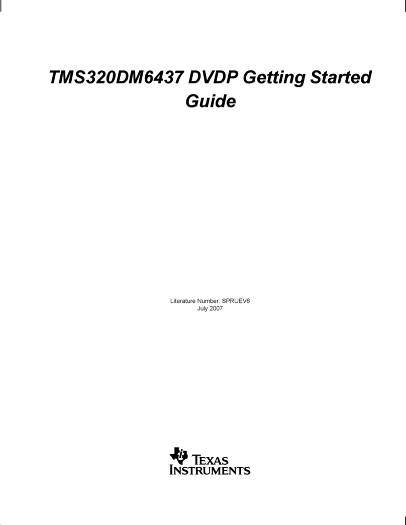 Texas Instruments TMS320DM6437 User manual