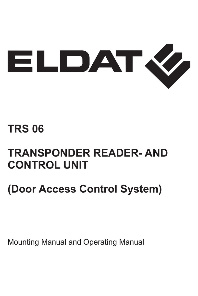 Eldat TRS06-02 Mounting and operating manual