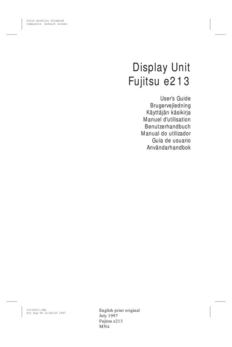 Fujitsu e213 User manual