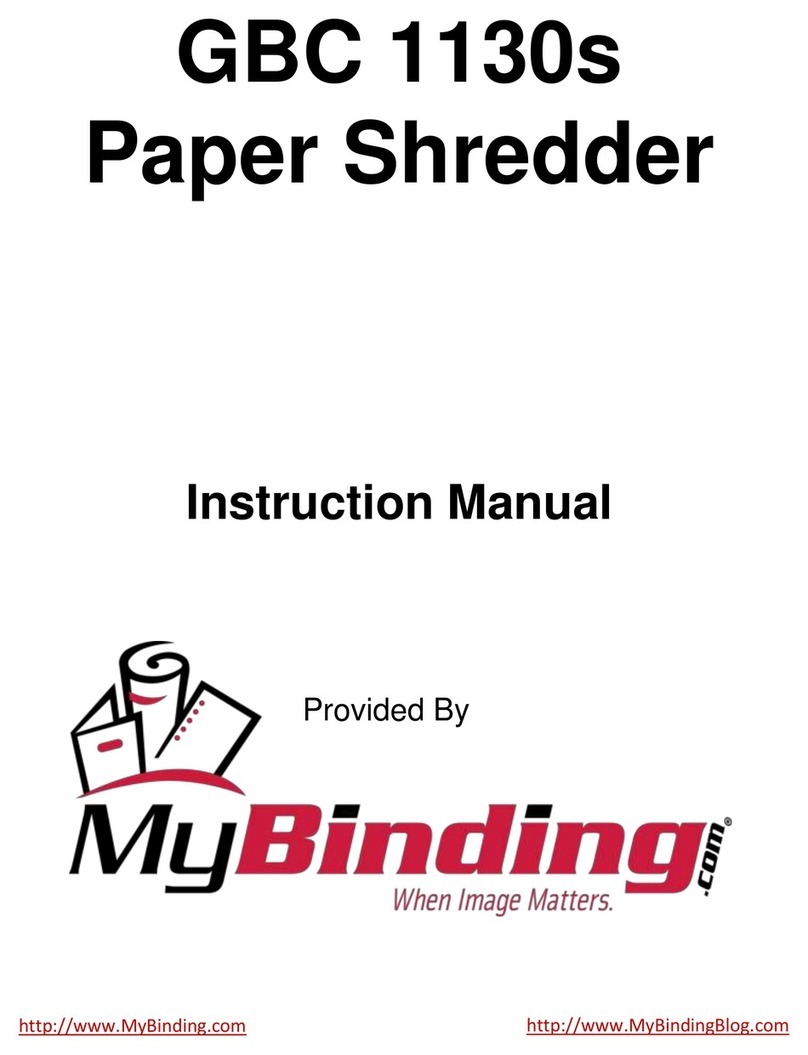 MyBinding GBC 1130s User manual