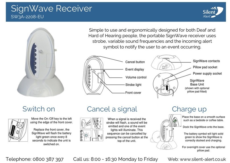 Silent Alert SW3A-2208-EU quick guide