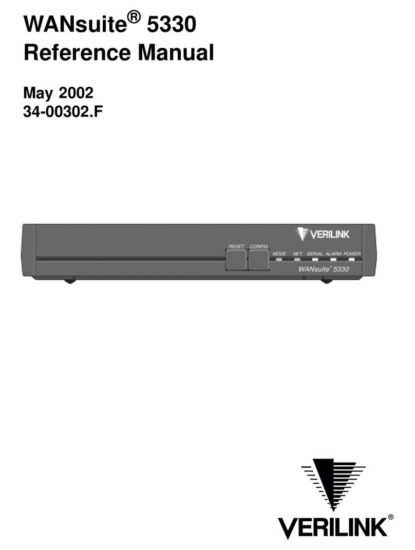 Verilink WANsuite 5330 User manual