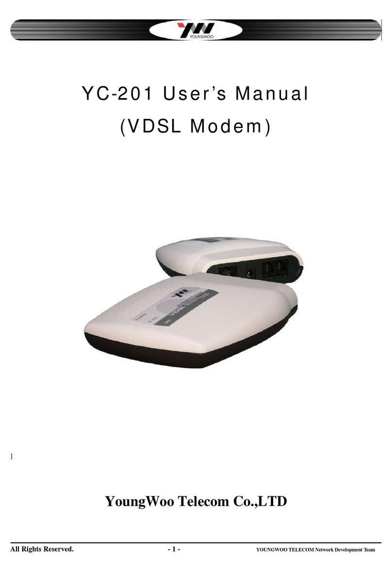 YoungWoo YC-201 User manual