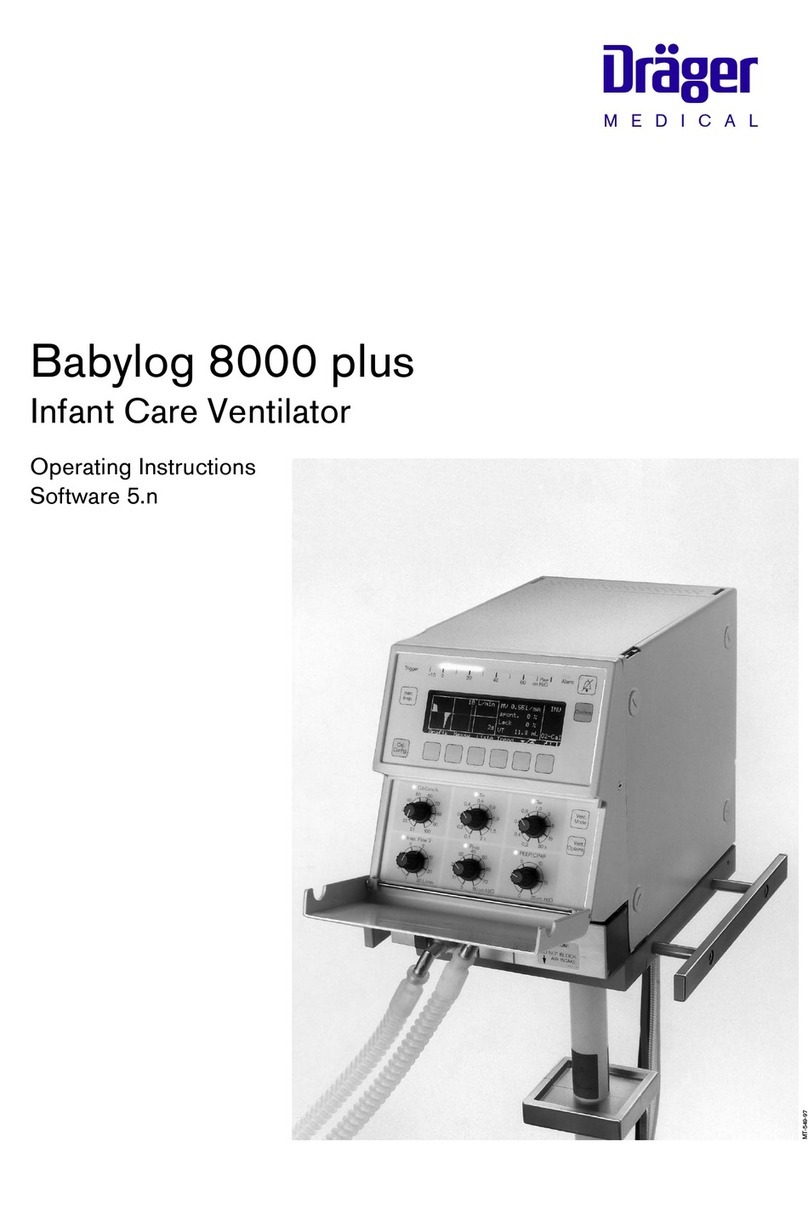 Dräger Babylog 8000 plus operating instructions