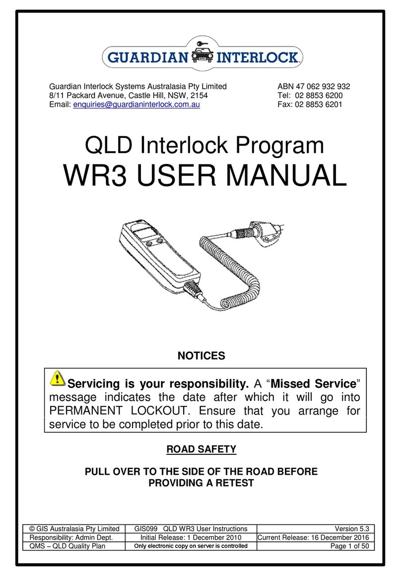 Guardian Interlock WR3 user manual