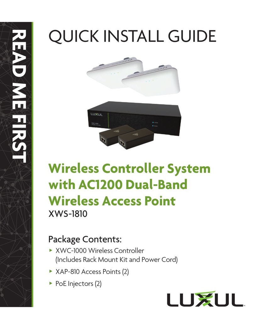 Luxul XWS-1810 Quick install guide Luxul XWS-1810 Quick install guide