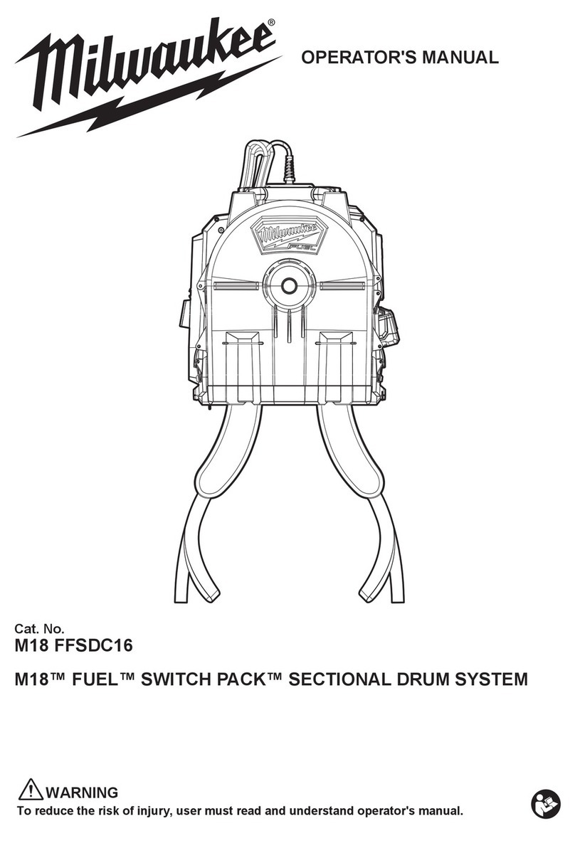 Milwaukee M18 FFSDC16 Operator's manual Milwaukee M18 FFSDC16 Operator's manual