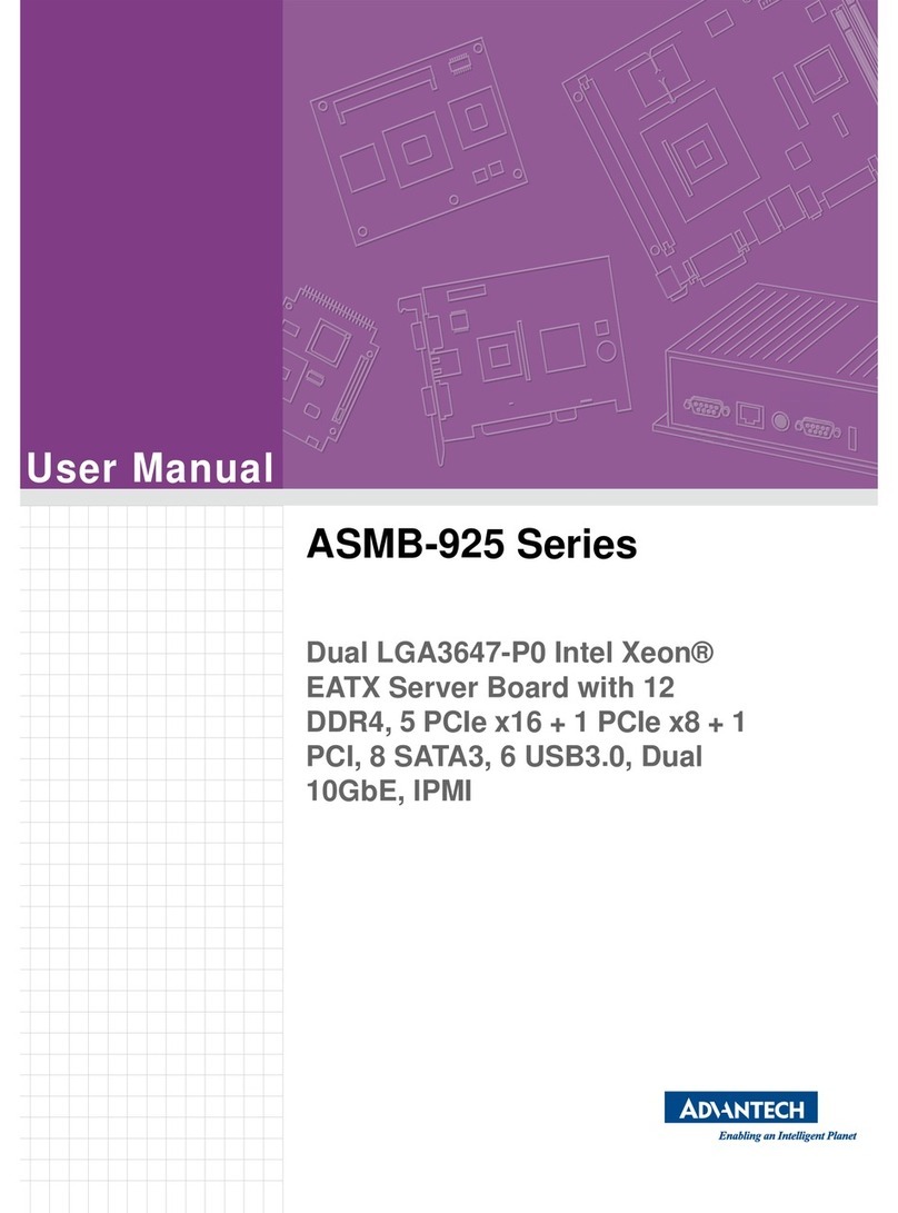 Advantech ASMB-925T2-00A1 User manual