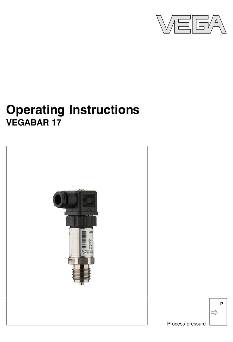 Vega VEGABAR 17 operating instructions