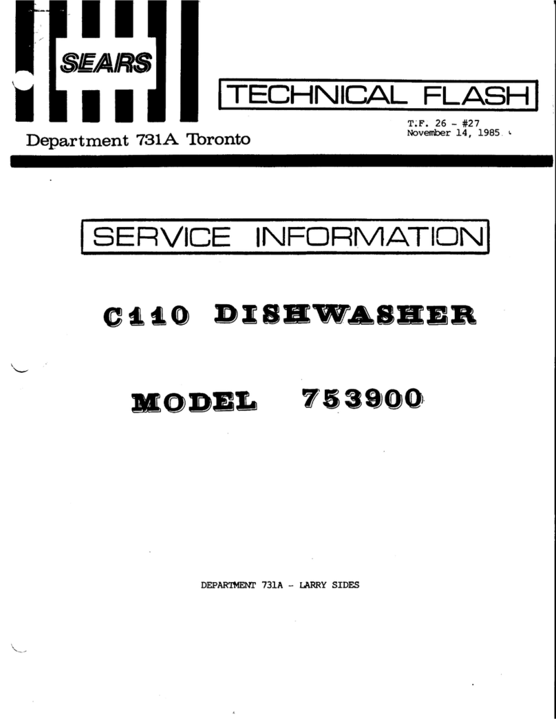 Sears C110 Operating and installation instructions
