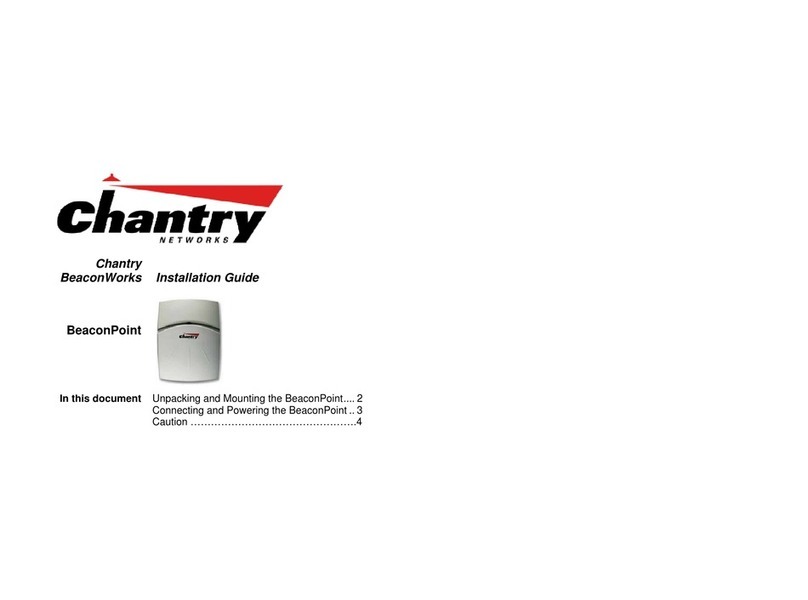 Chantry networks BeaconPoint installation guide