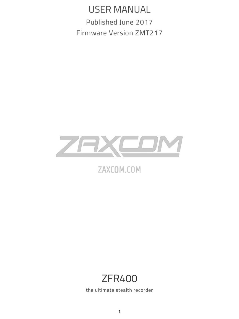 Zaxcom ZFR400 User manual