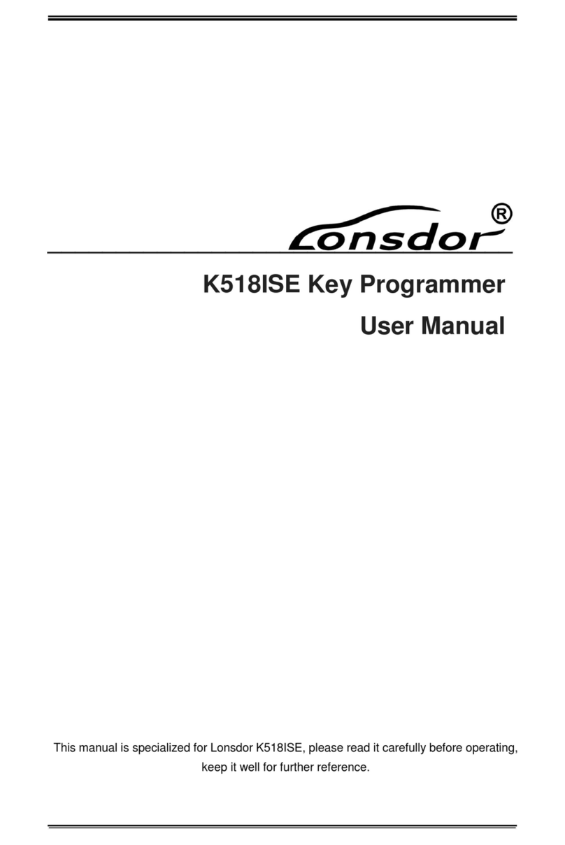 Lonsdor K518ISE User manual