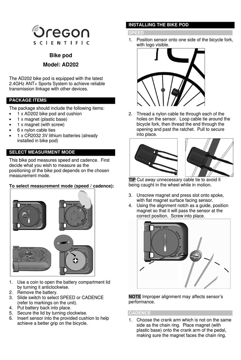 Oregon Scientific AD202 manual
