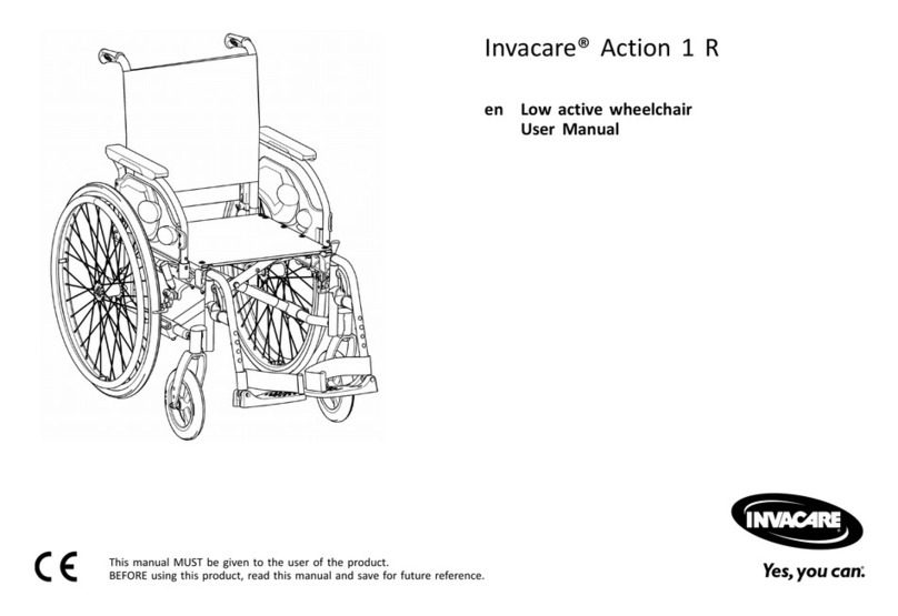 Invacare Action 1 R user manual