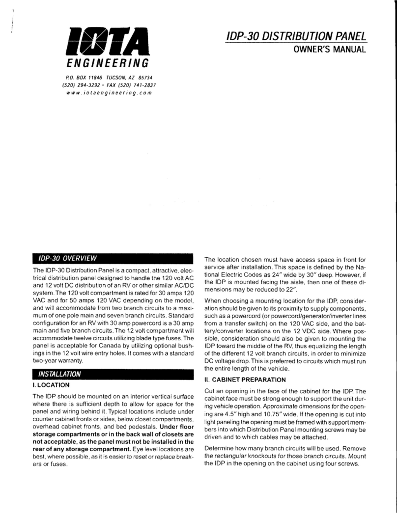 IOTA IDP-30 owner's manual