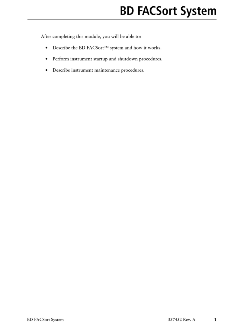 BD FACSort User manual