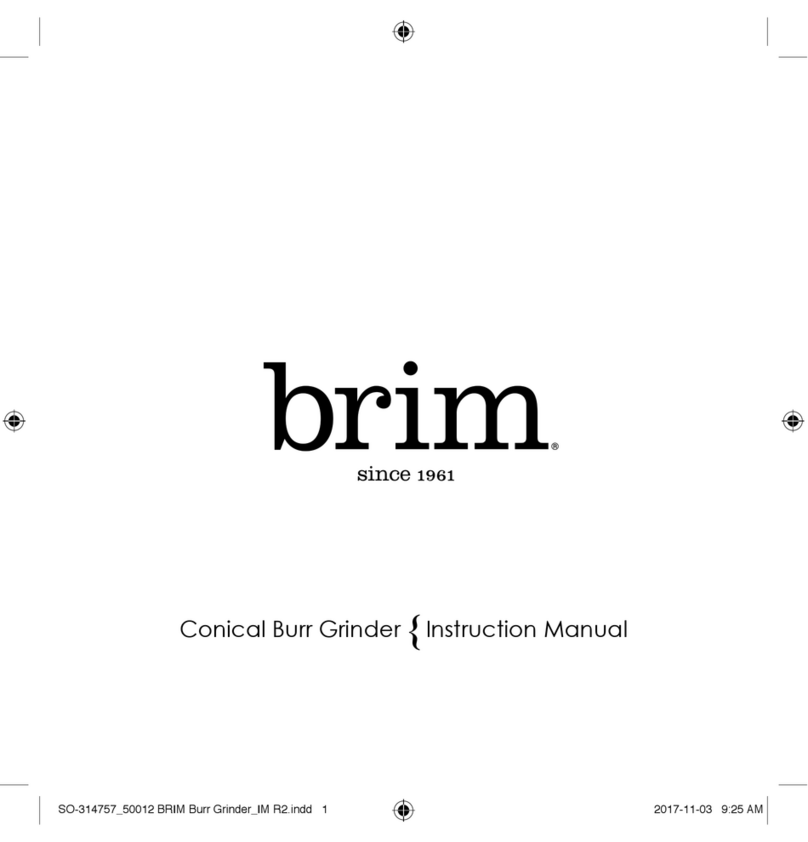 brim Conical Burr instruction manual