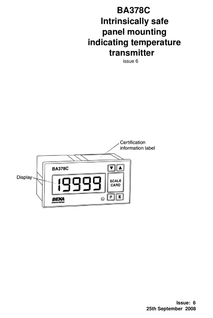 BEKA BA378C User manual
