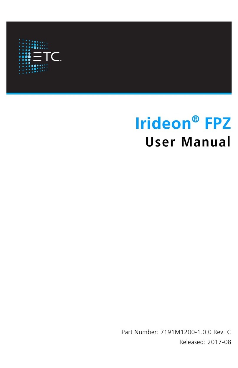 ETC Irideon FPZ User manual
