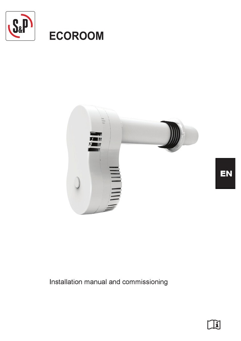 S&P ECOROOM Installation manual and commissioning