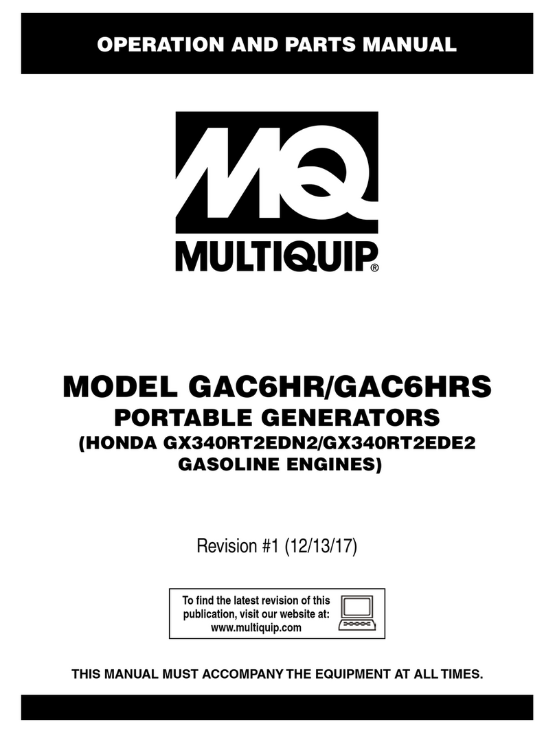 MULTIQUIP GAC6HRS Guide