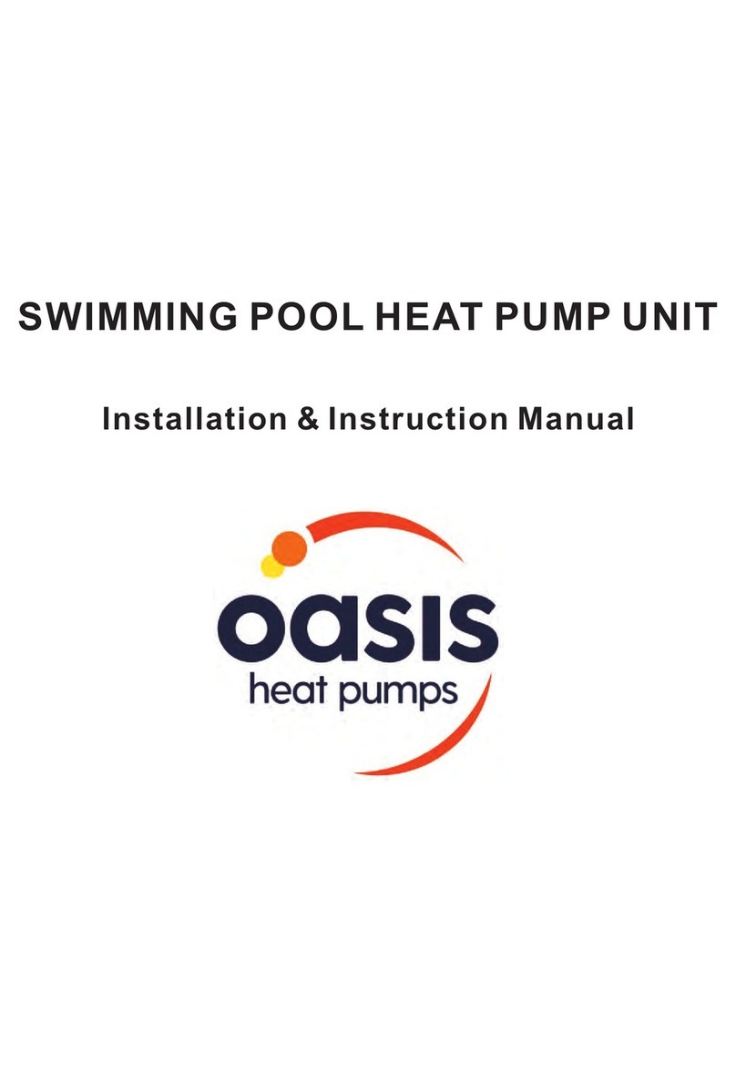 Oasis OASIS Ci 21 Installation instructions manual