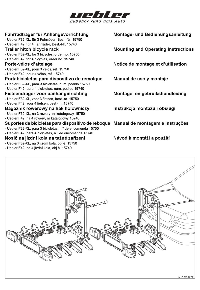 Uebler F42 Mounting and operating instructions