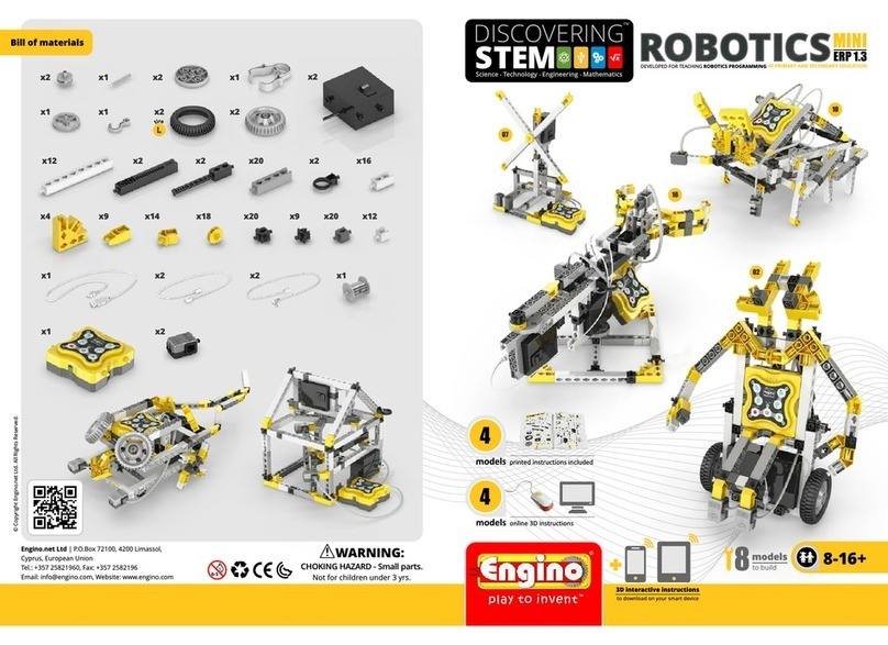 ENGINO DISCOVERING STEM ROBOTICS PRO ERP 1.3 Instruction book
