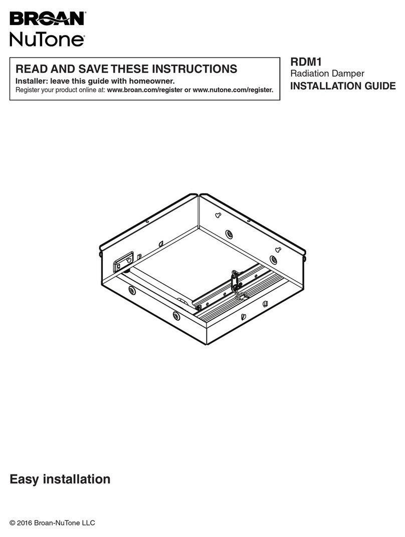 Broan Nutone RDM1 installation guide