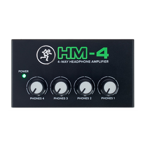 Mackie HM-4 owner's manual