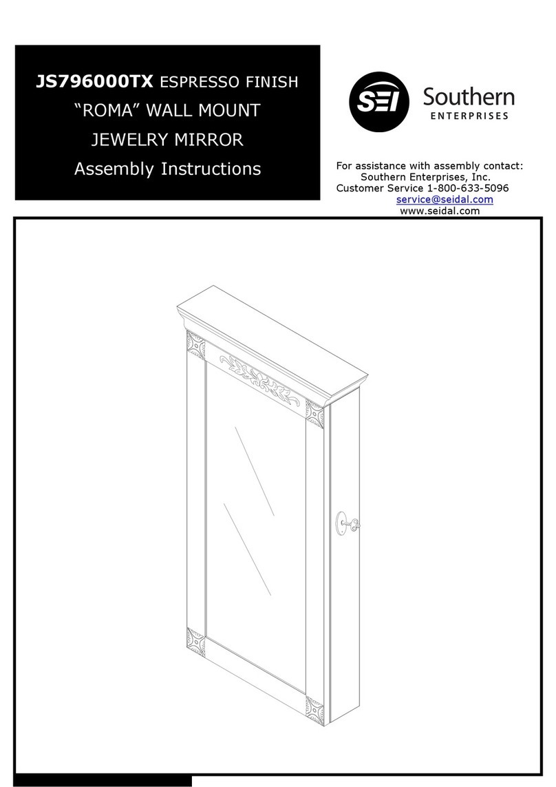 Southern Enterprises JS796000TX Assembly instruction