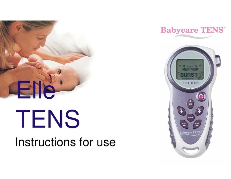 Babycare TENS Elle TENS Instructions for use