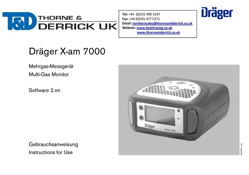 Dräger X-am 7000 Instructions for use