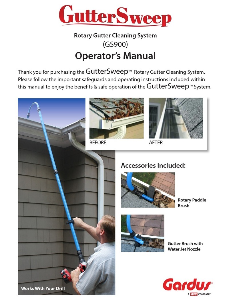 HYC Gutter Sweep GS900 Operator's manual