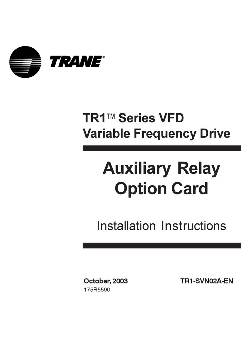 Trane LonWorks TR1 Series VFD User manual