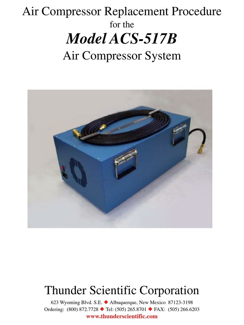 Thunder Scientific ACS-517B Replacement procedure Thunder Scientific ACS-517B Replacement procedure