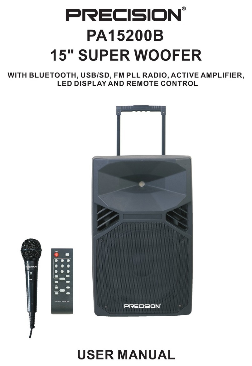 Precision PA15200B user manual
