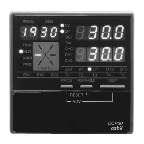 Azbil DCP31 User manual