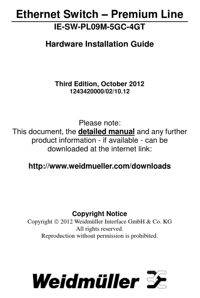 Weidmuller IE-SW-PL09M-5GC-4GT Manual