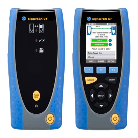 IDEAL Networks SignalTEK CT User manual