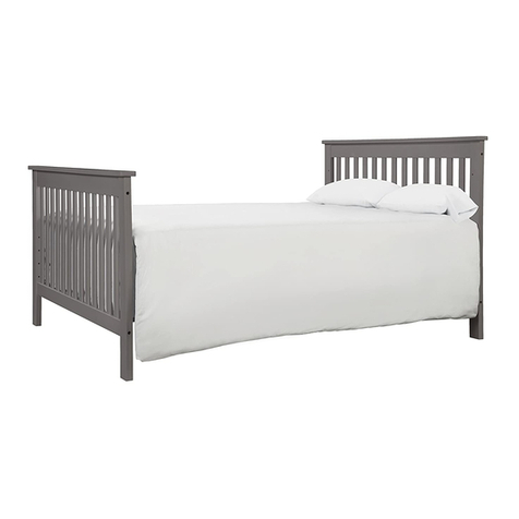 DaVinci Full Size Bed Conversion Rails User manual