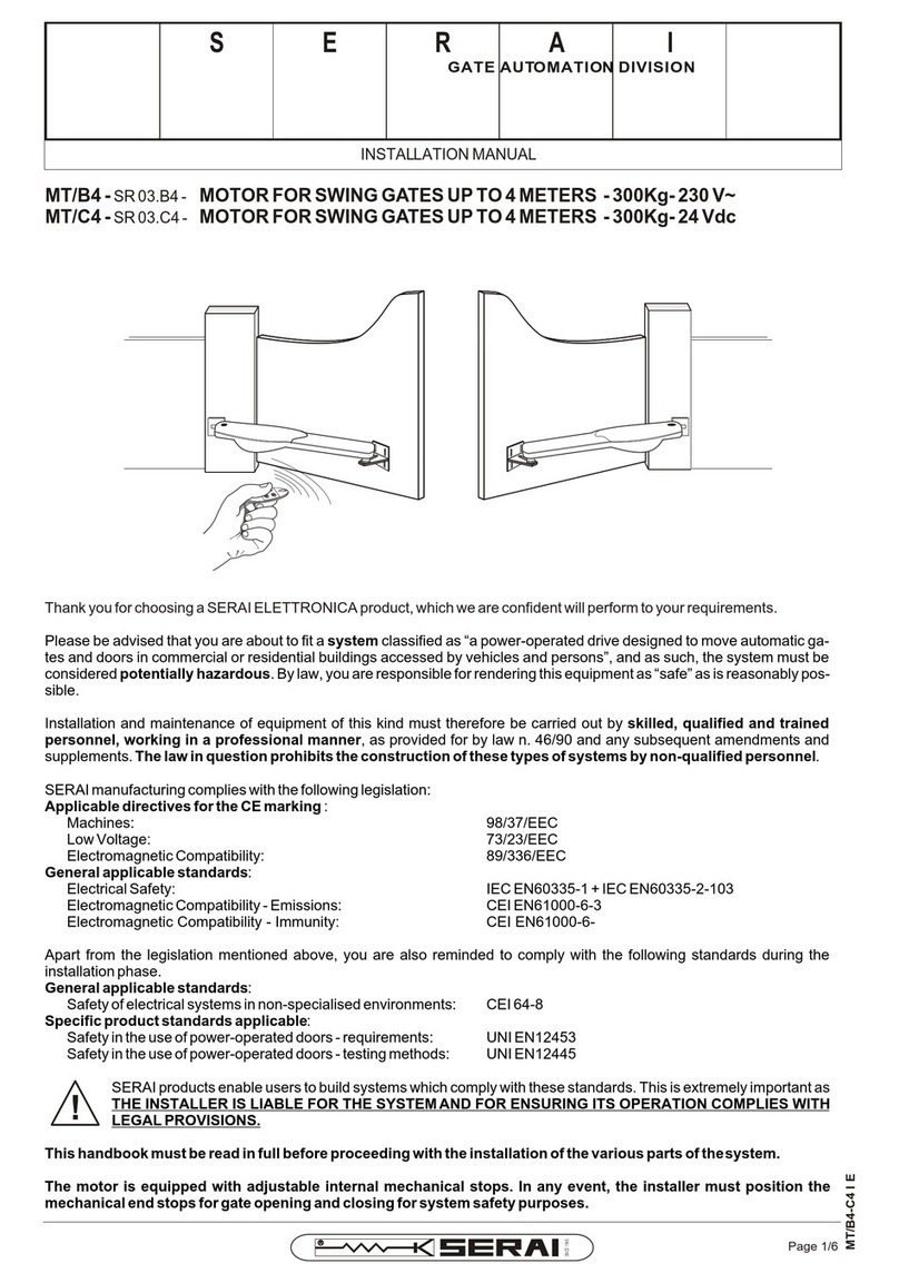 Serai MT/C4 installation manual