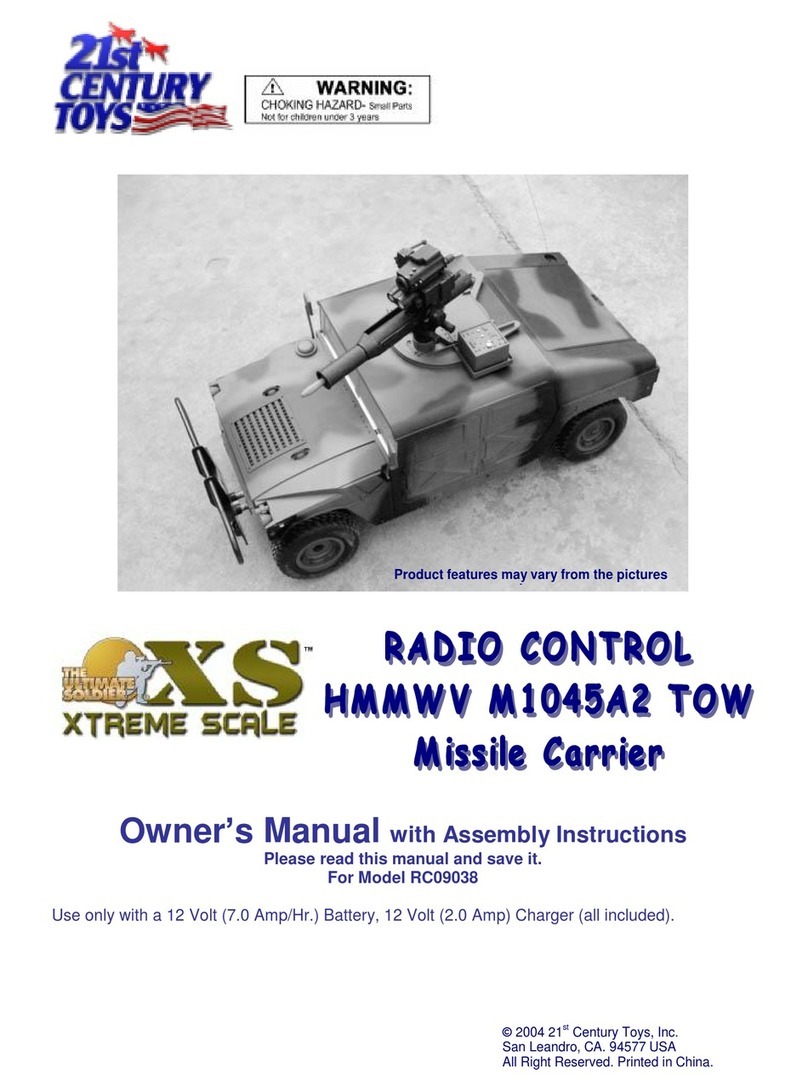 21st Century Toys HMMWVM1045A2 TOW Missile Carrier owner's manual