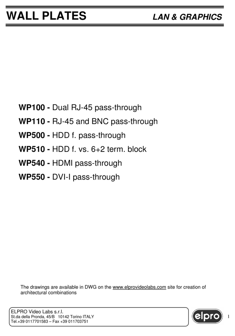 ELPRO WP100 manual