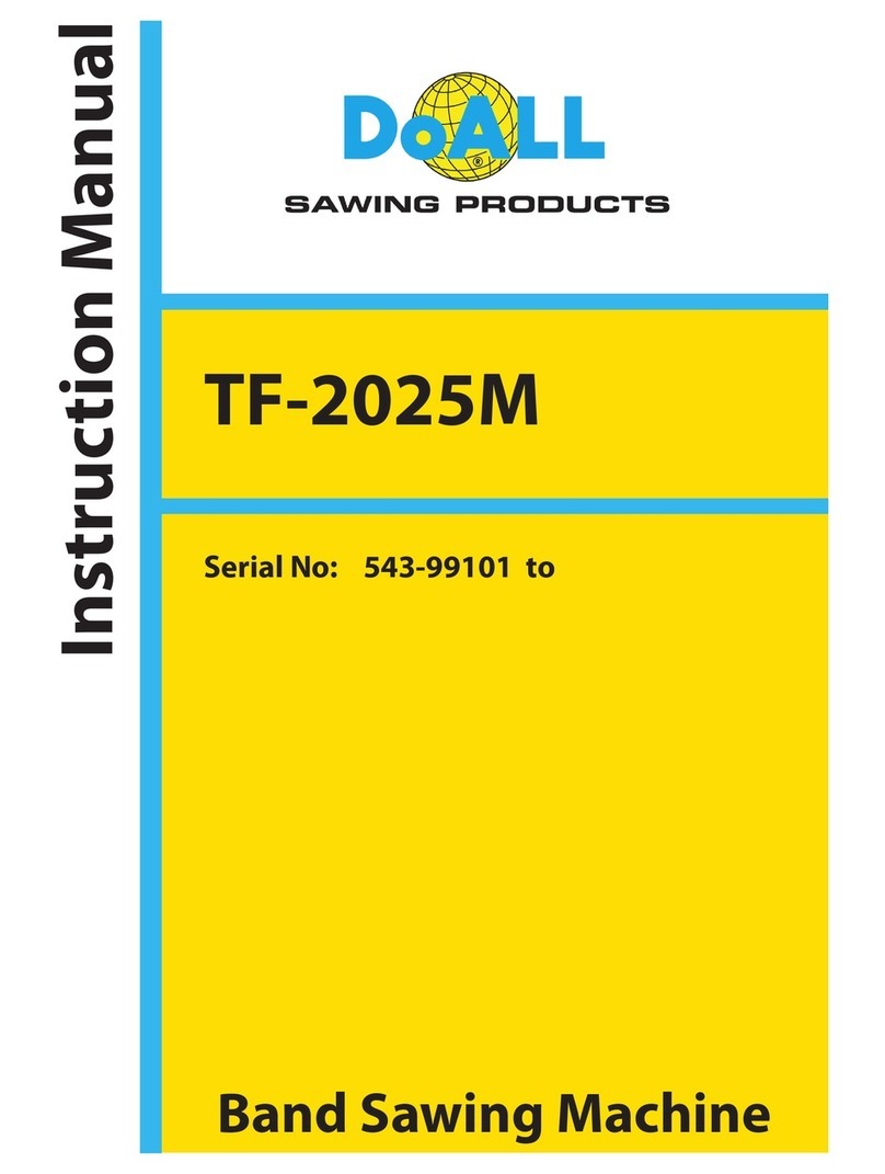 DoAll TF-2025M instruction manual