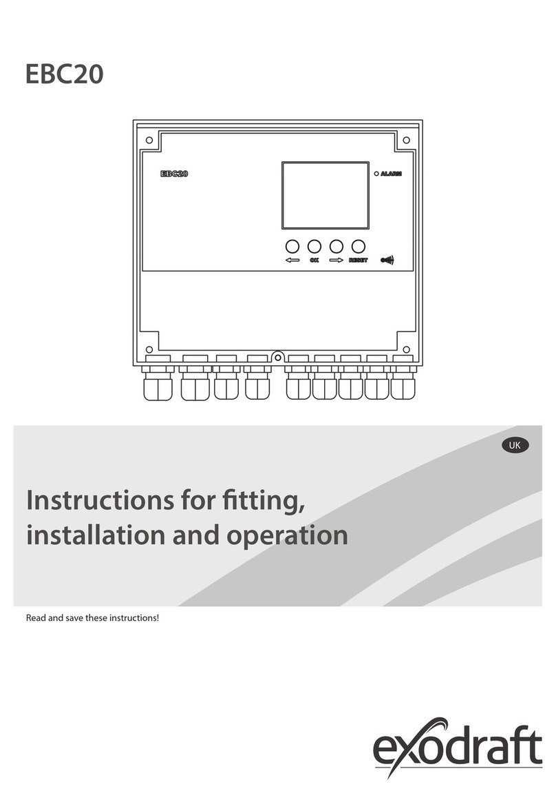 Exodraft EBC20 Owner's manual
