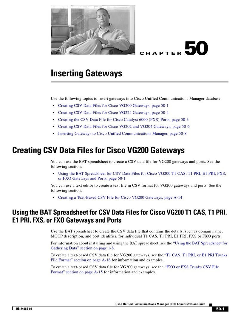 Cisco VG200 manual