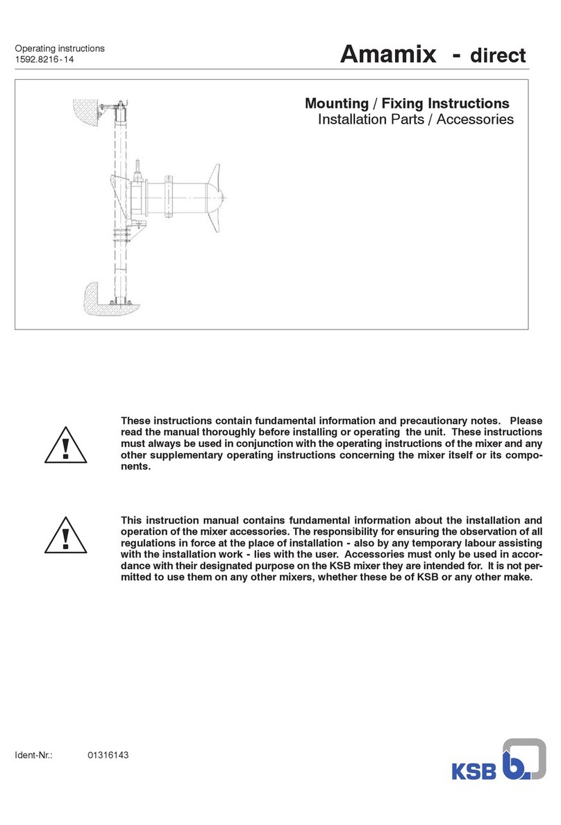 KSB Amamix Mounting instructions